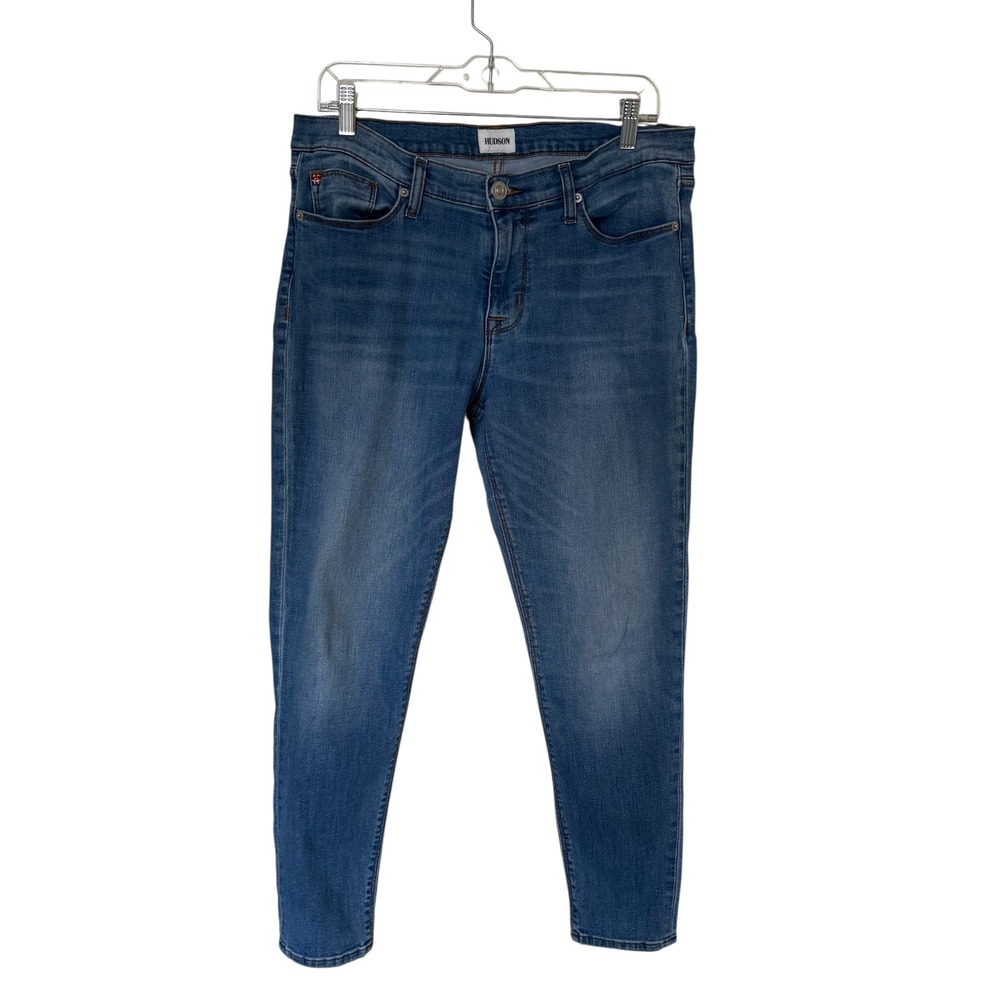 Hudson Ankle Krista Super Skinny Women Size‎ 31 Blue Excellent Mid Rise Jeans